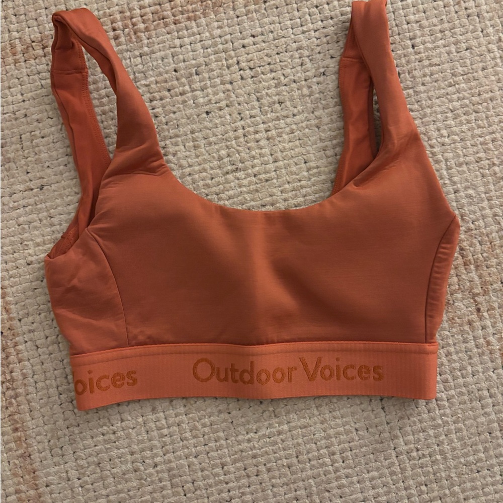 Outdoor Voices Women's Orange Sports Bra